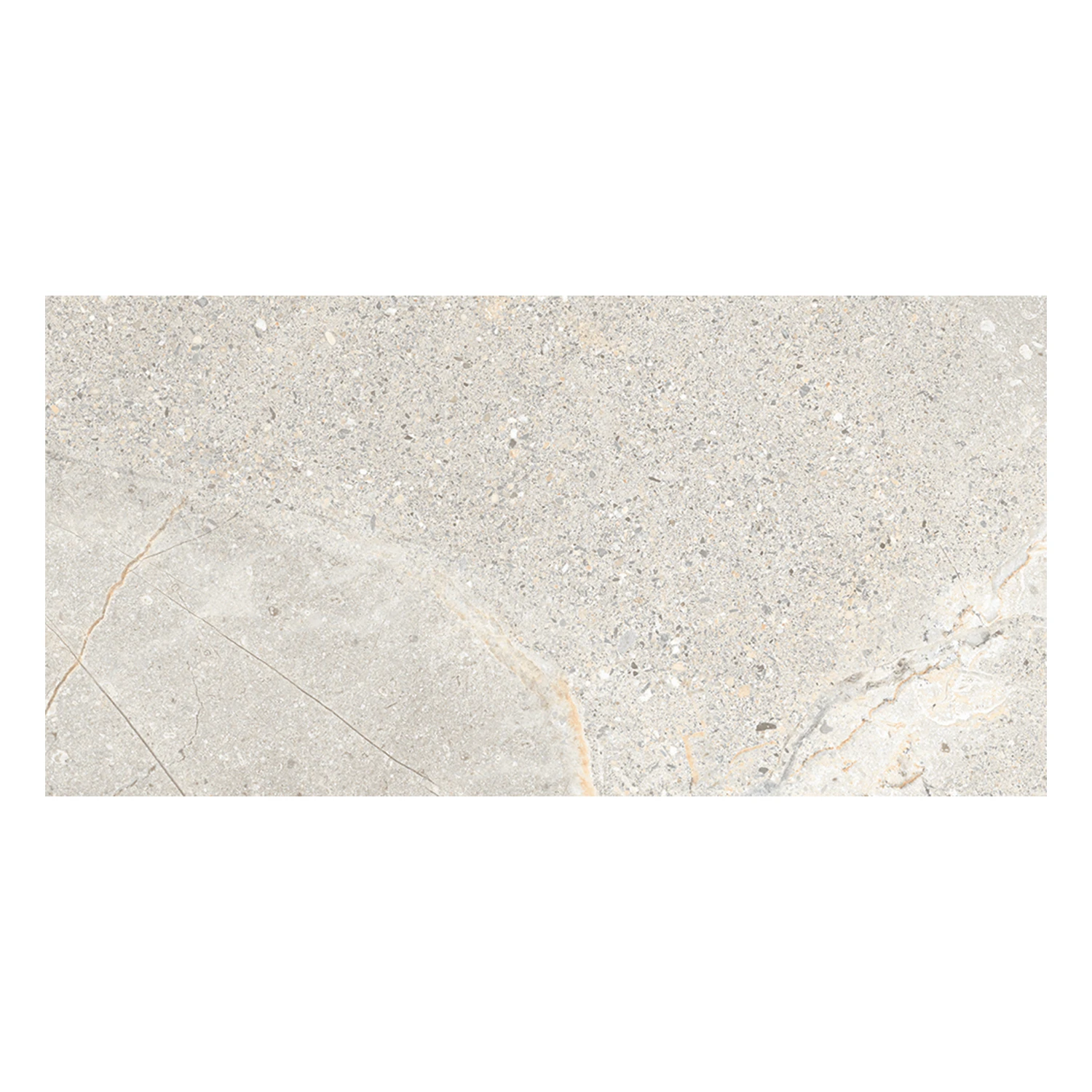 Steinoptik Fliese Crust Light Grey 30 x 60 cm