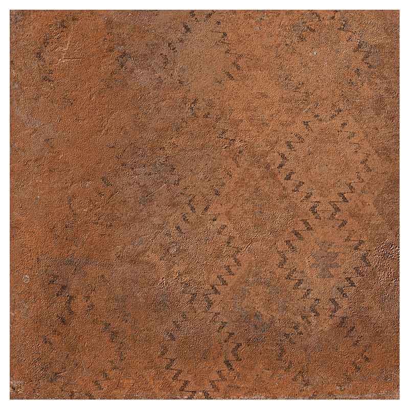 Cotto-Optik Fliese Italica Kilim Terra Bruciata 100 x 100 cm