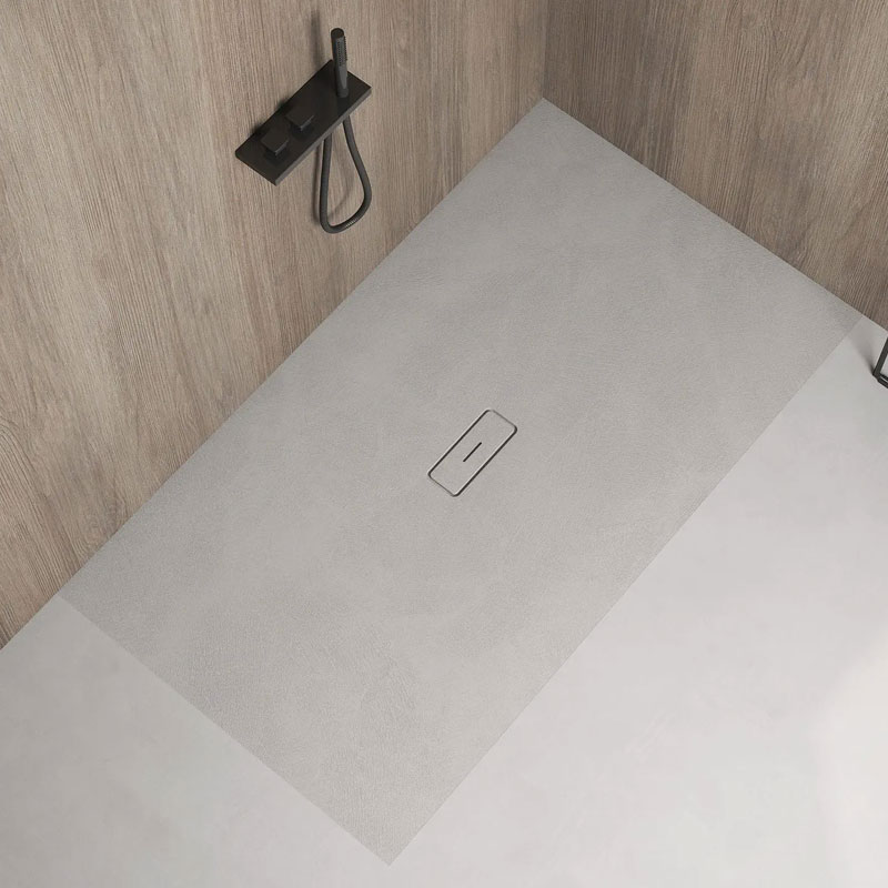 Hidrobox Arq Kromat Duschfläche 140 cm x 140 cm Cement