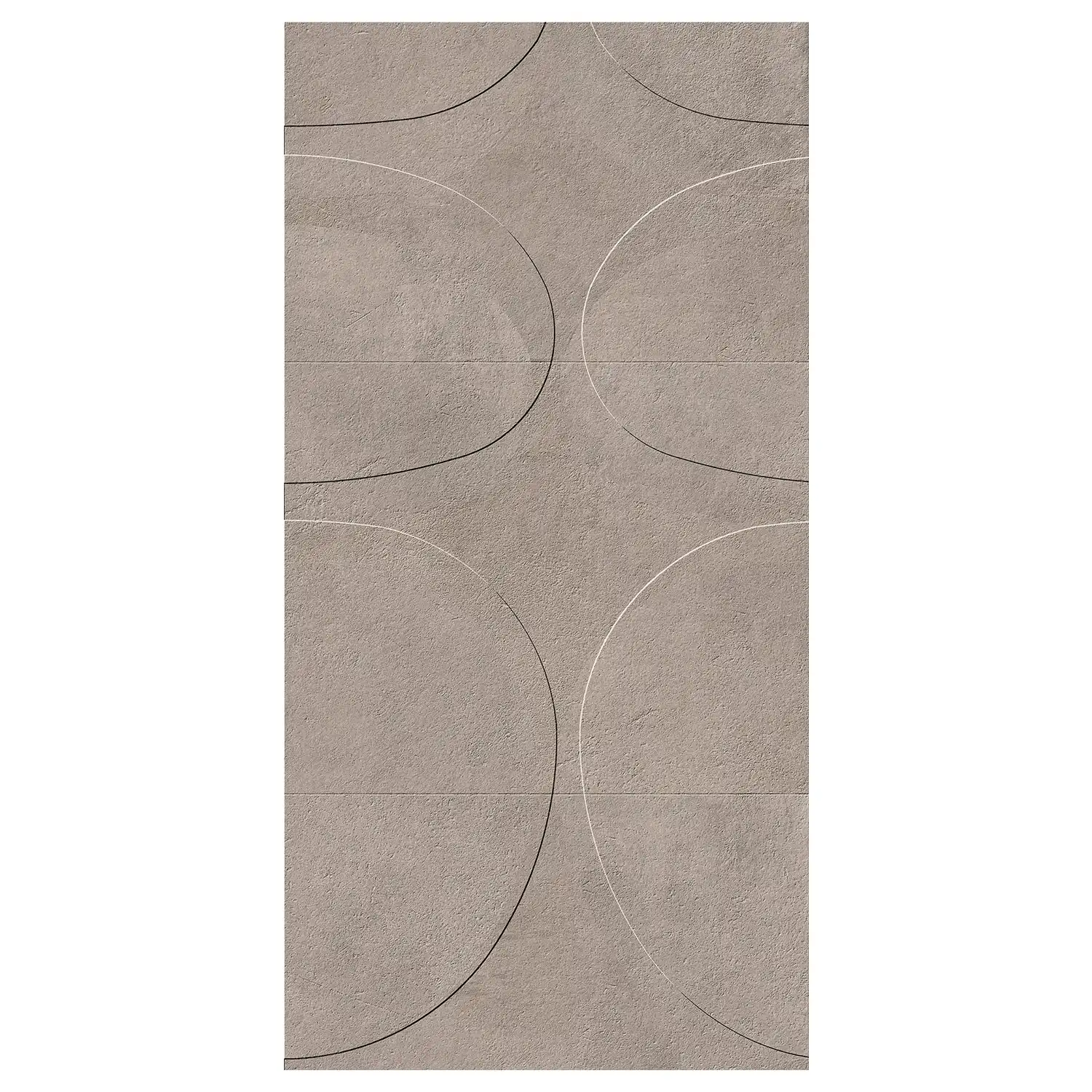 Betonoptik Wandfliese I Cementi Lito 3D Argil 60 x 120 cm