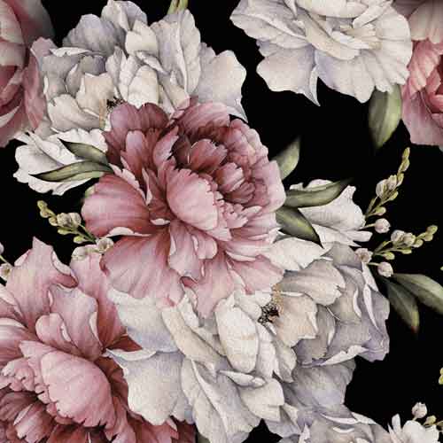 Rosen Vintage Schwarz 68