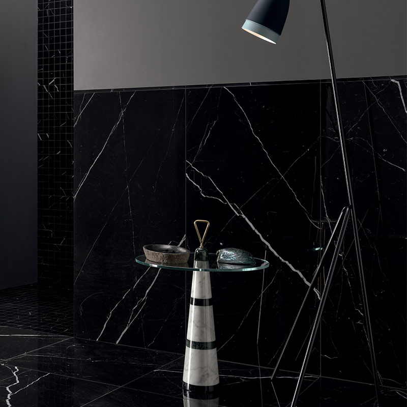 Lea Ceramiche Delight Marquina Nero 60 x 120 cm Lux