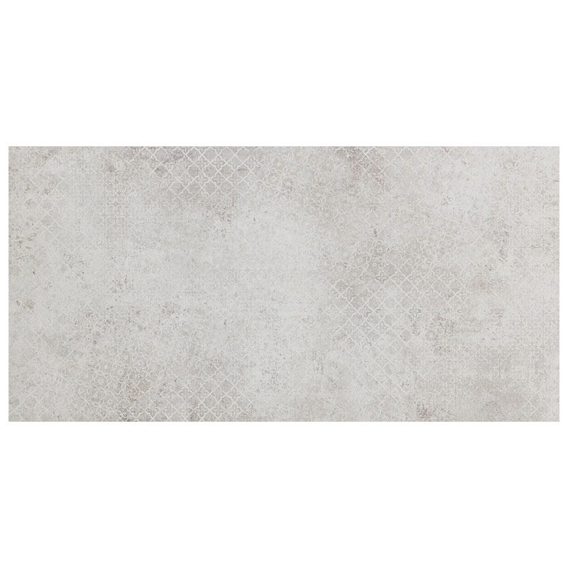 Betonoptik Fliese Sintesi Paint White Dekor 60 x 119,8 cm