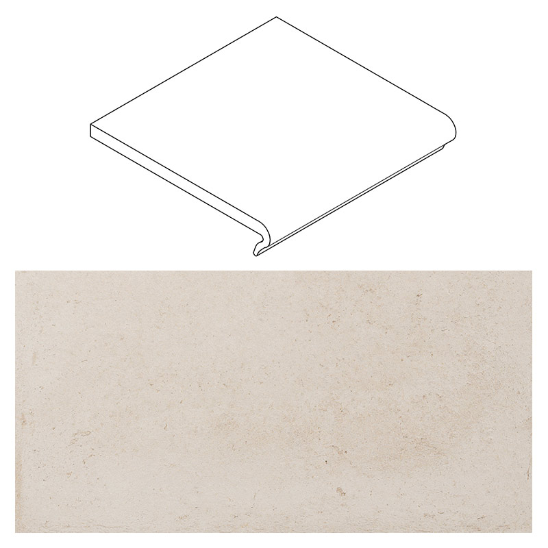 Serenissima Riabita Il Cotto Shabby Stufenplatte 30 x 33 cm