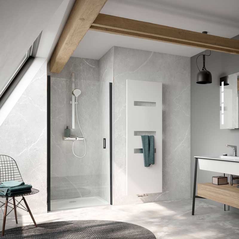 HSK Exklusiv 2.0 Drehtür in Nische 93 cm