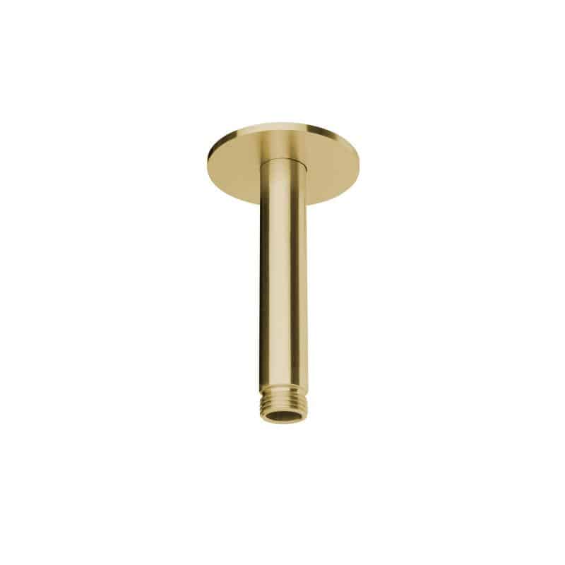 Herzbach Design iX PVD Brass Steel Deckenarm f. Regenbrause