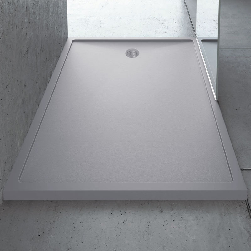 Hidrobox Quadro Kromat Duschfläche 75 cm x 140 cm Cement