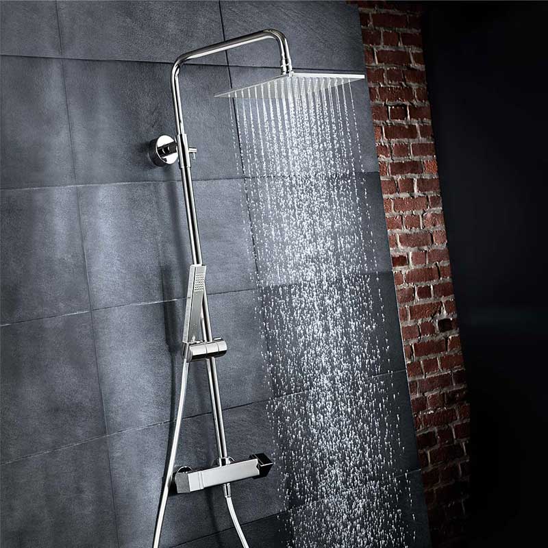 HSK RS 500 Thermostat Shower-Set Eckig