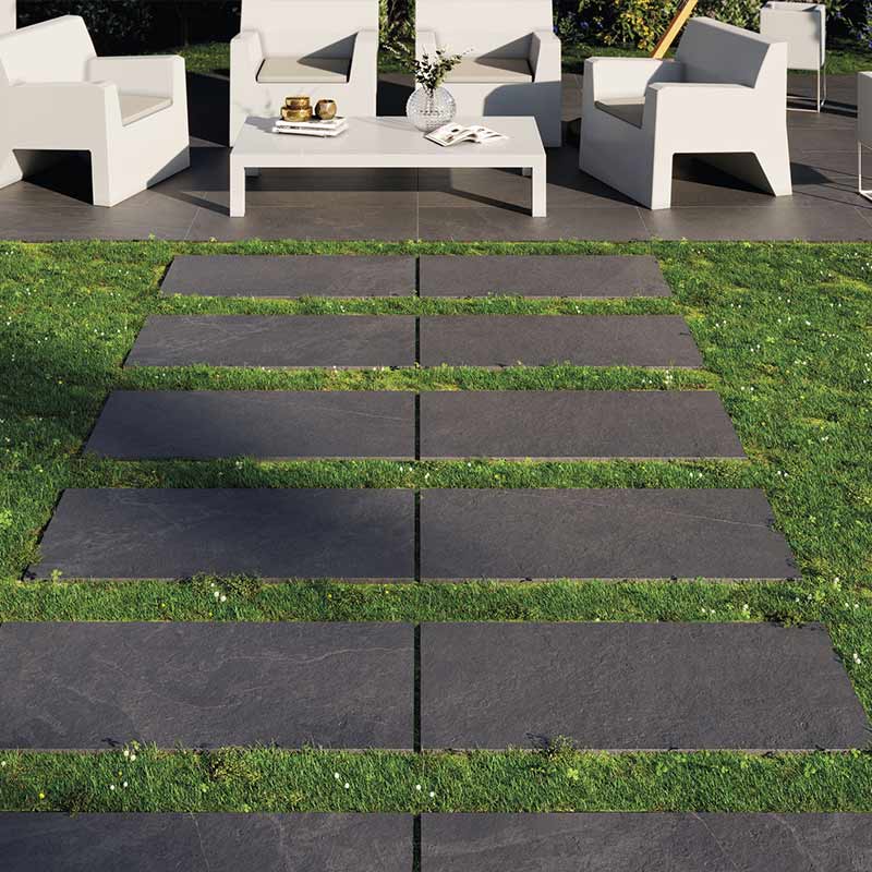 Casa Collection Overland Anthracite Terrassenplatte 60 x 120 cm