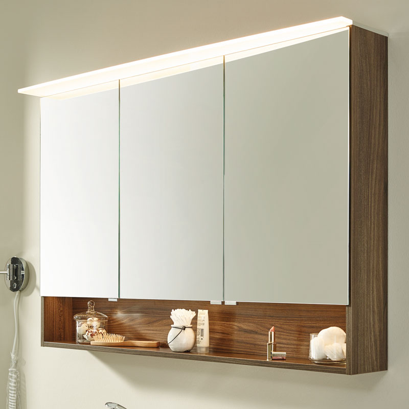 Laguna Wings Spiegelschrank 3 Doppelspiegeltüren 90 cm