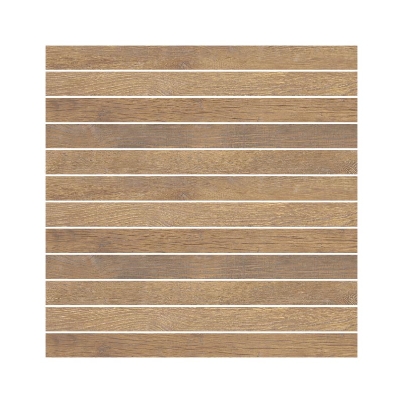 Holzoptik Mosaik edimaxastor W3 Patinbrown Mosaico Slats