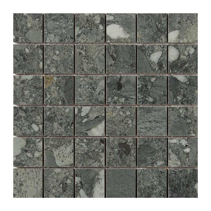 Cercom Ceppo di Gres Verde 5 x 5 cm Mosaikfliesen