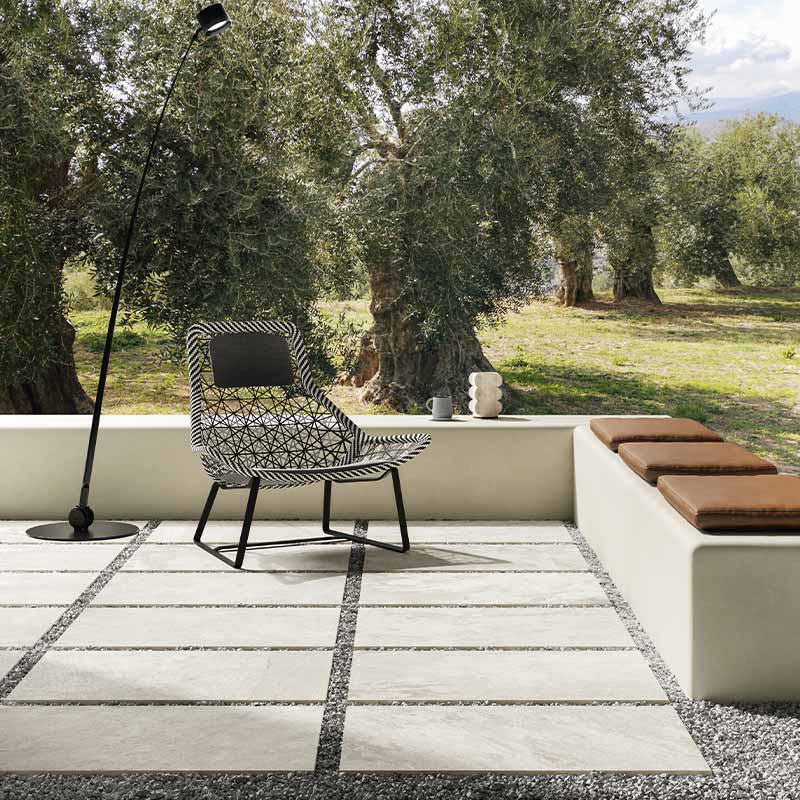 Del Conca HLA2 10 Lavaredo Bianco Terrassenplatte 60 x 90 cm