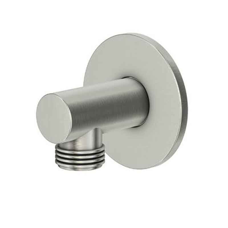 Steinberg Serie 100 Brushed Nickel Brauseanschlussbogen 1/2"