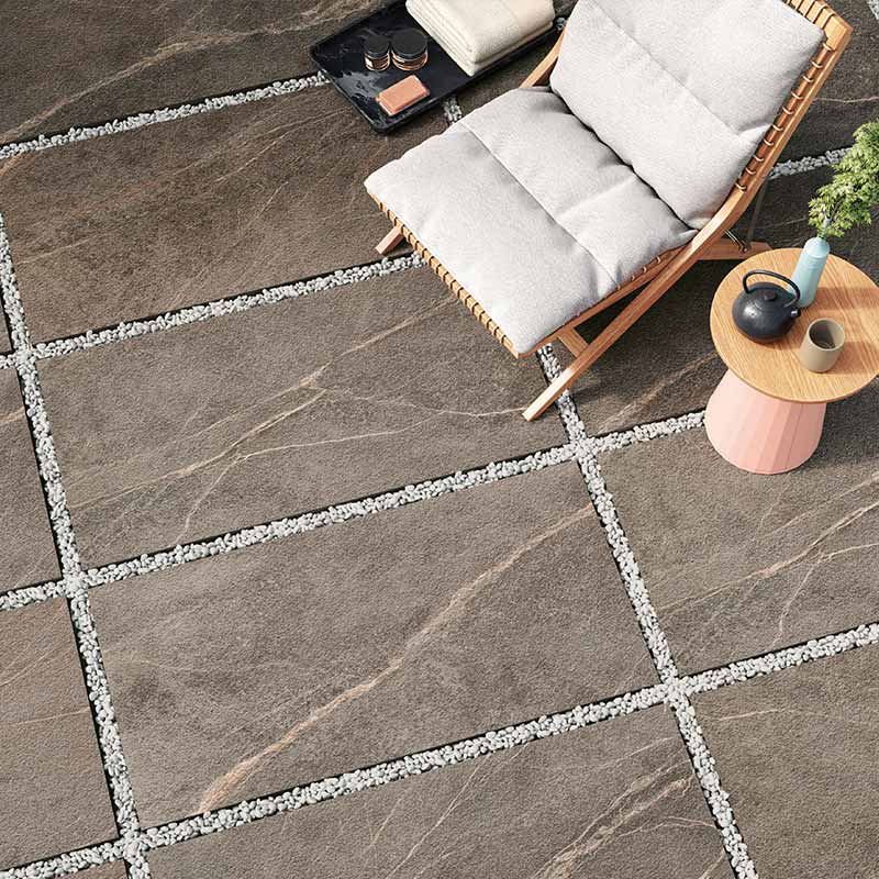 Terrassenplatte Cercom Soap Stone Coffee Rock 60 x 120 cm