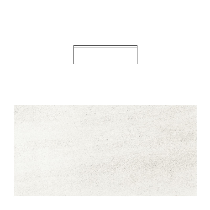 edimaxastor Sands White Sockel 7,5 x 30 cm