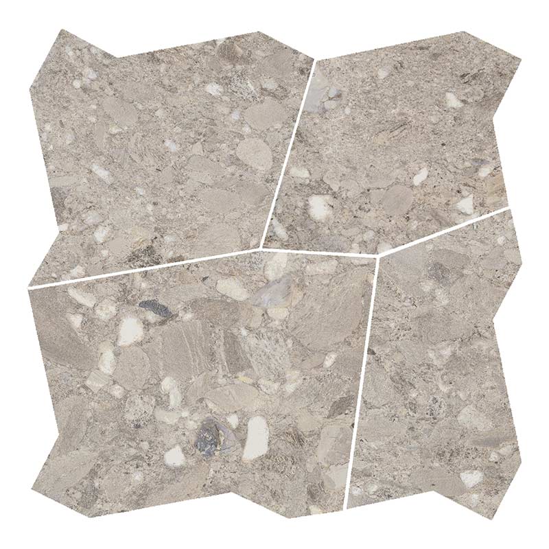 Cercom Ceppo di Gres Grigio Palladiana Mix S/3 Mosaikfliesen