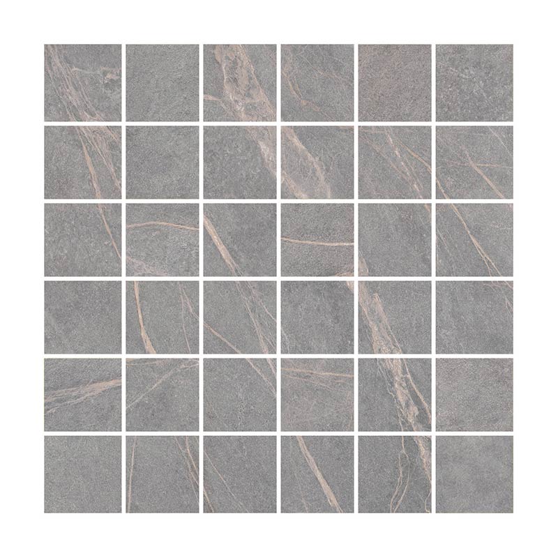Cercom Soap Stone Soap Grey 5 x 5 cm Mosaikfliesen