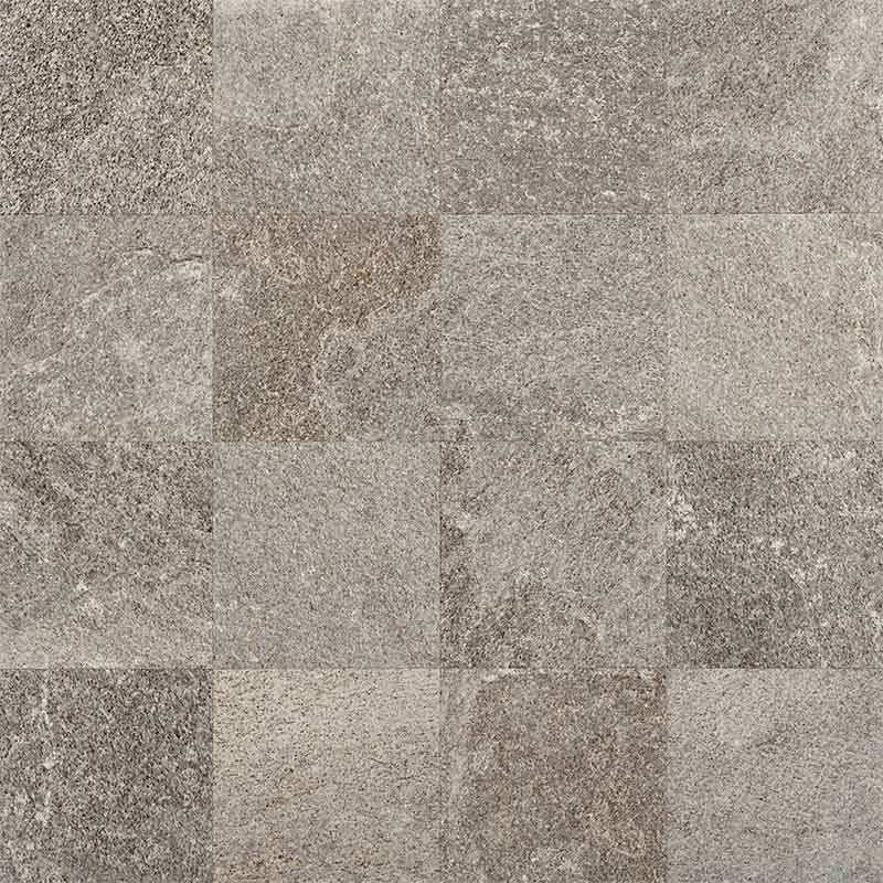 Steinoptik Bodenfliese Quarzite Grigio R11 60 x 60 cm