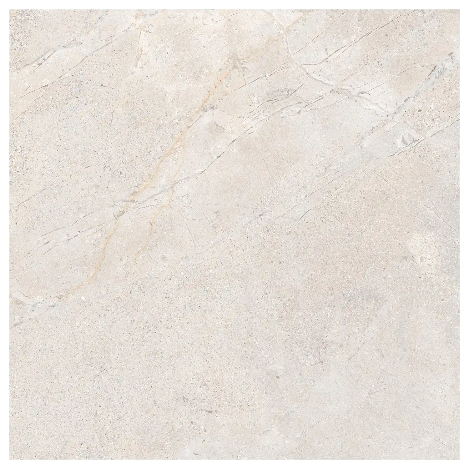Steinoptik Fliese Crust Light Grey 120 x 120 cm