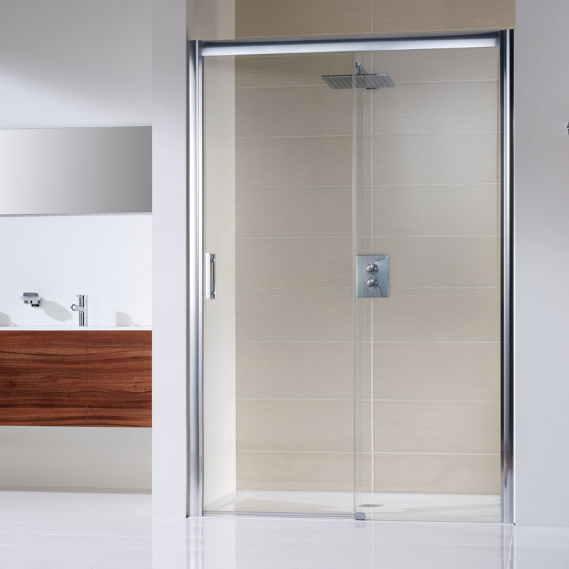 HSK Solida Schiebetür 2-teilig bodenfrei 140 cm