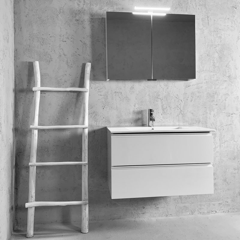 StageOne Badmöbel Set 60 cm mit Spiegelschrank