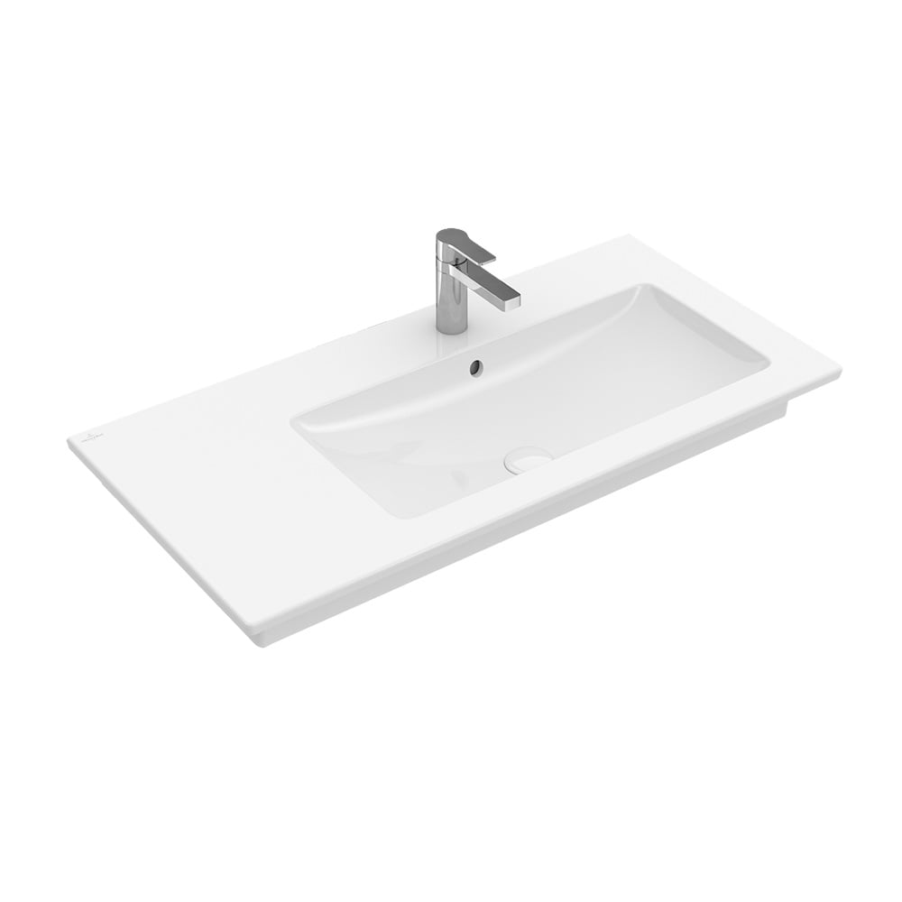 Villeroy & Boch Venticello Möbelwaschtisch 100 cm Becken rechts