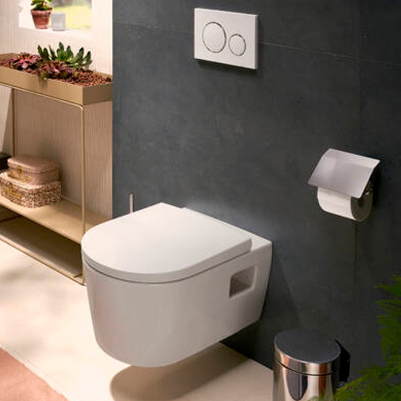 hansgrohe AddStoris Toilettenpapierhalter mit Deckel Chrom