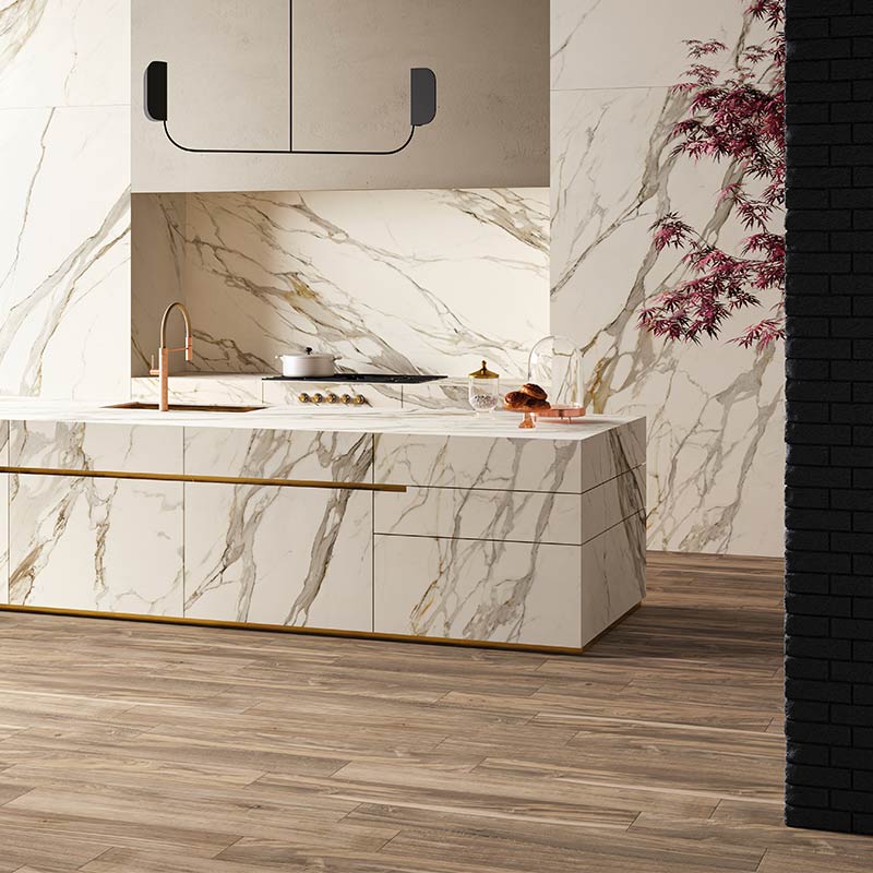 Del Conca Burma BU 1 Beige 20 x 120 cm Holzoptik