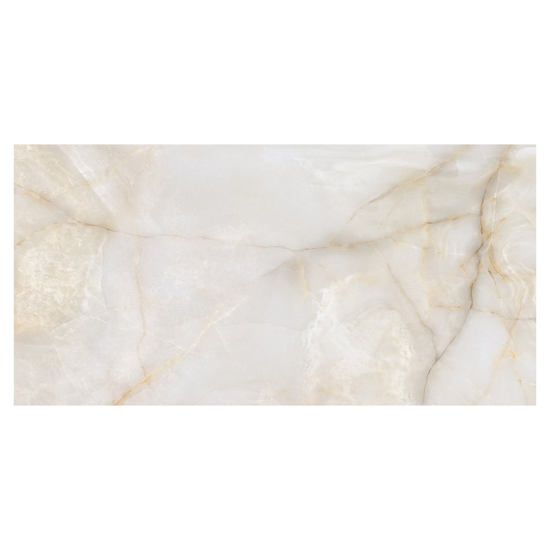 Fliese Onyx Optik Hochglanz Onix Cream Pulido 60 x 120 cm