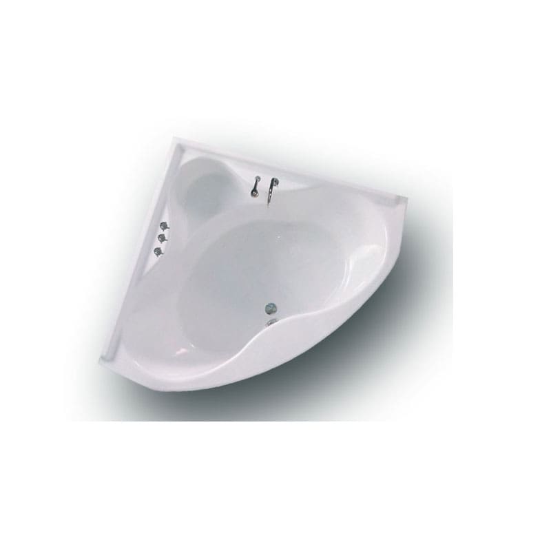 Caribia Venice Eckbadewanne 140 x 140 x 45 cm