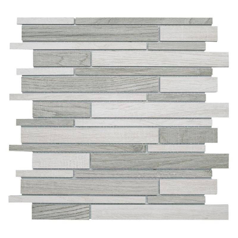 Mosaico Multi Wood-2 beige/grigio Mosaikfliesen