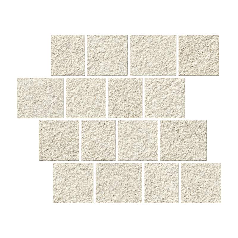 Serenissima Eclettica Bianco Rock Pave Mosaikfliesen