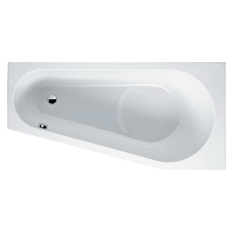 Riho Delta Raumspar Badewanne 150 x 80 x 48 cm Links