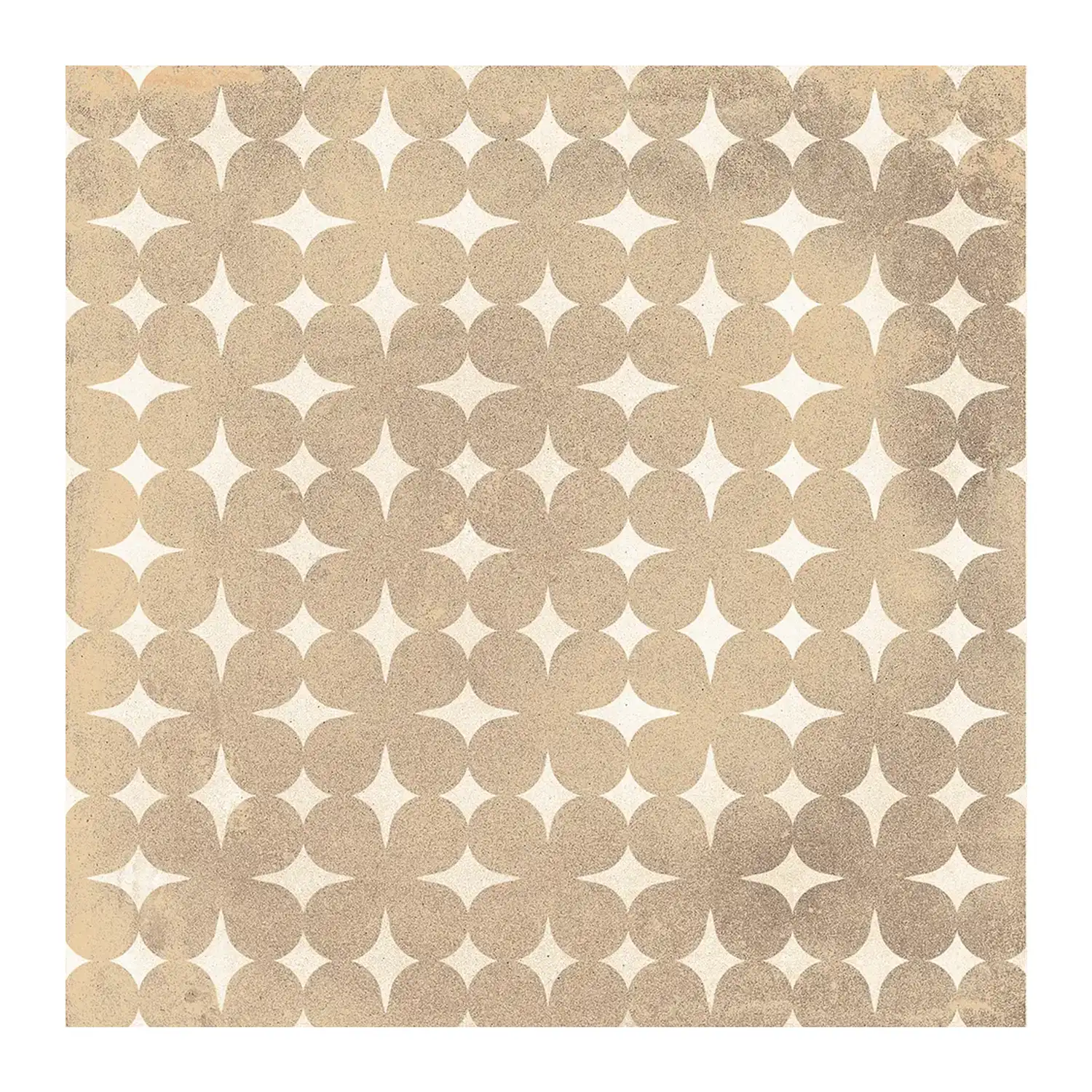 Jugendstil Fliese Design Evo Senape B 20 x 20 cm