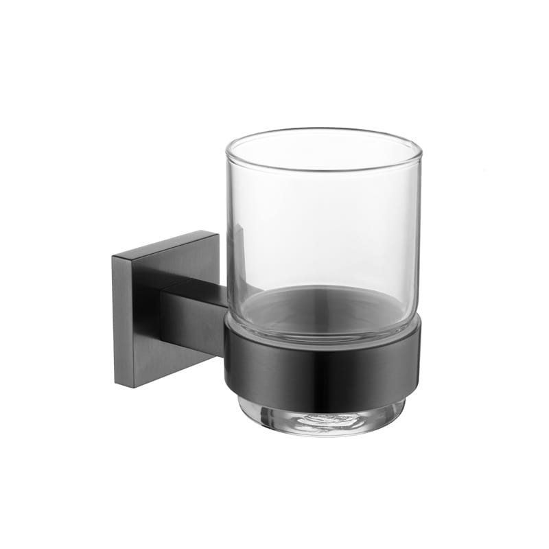 Avenarius Serie 420 gunmetal Glashalter mit Glas