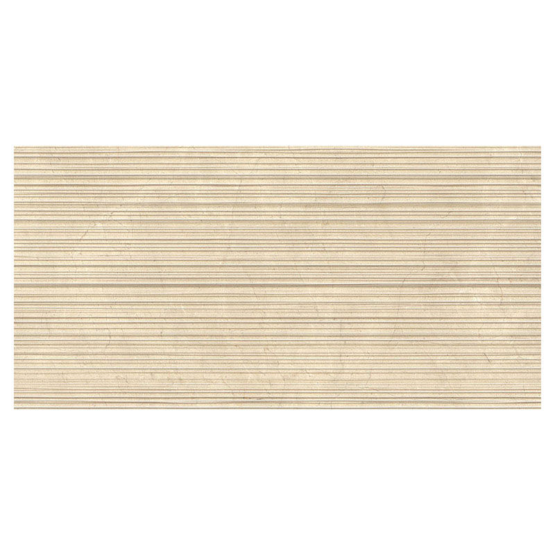 Kalkstein Optik Dekor Calcis Crema Stripe 60 x 120 cm