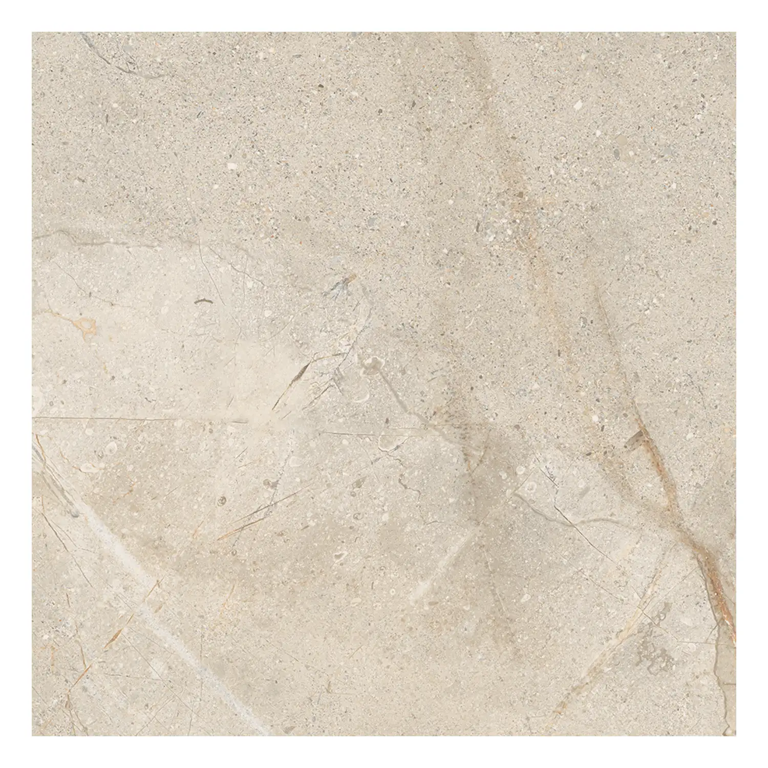 Steinoptik Fliese Crust Beige R11 60 x 60 cm