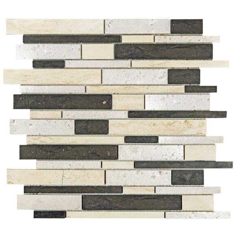 Multiformato Perlato-1 satinato Mosaikfliesen