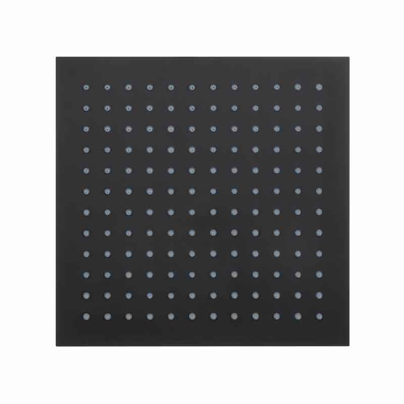 Herzbach Ceo Black Regenbrause square 250 x 250 mm