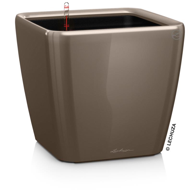 Pflanzkübel fleur ami Quadro LS 21x21 cm H 20 cm taupe