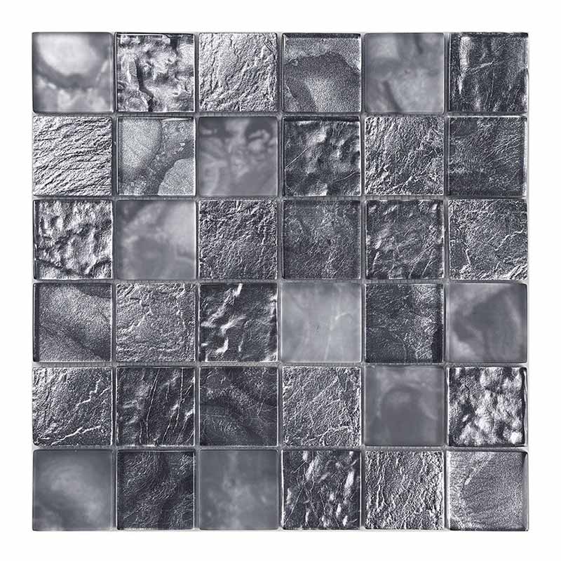 Mix-QPV platino 4,8 x 4,8 cm Mosaikfliesen