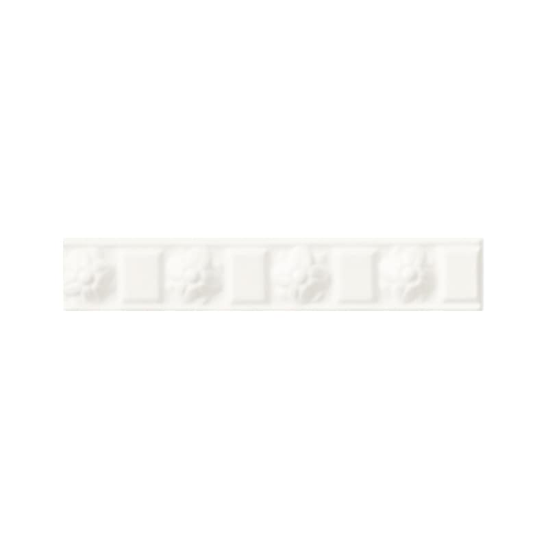 Grazia Electa Bianco Matt Cammeo 3,5 x 20 cm Bordüre
