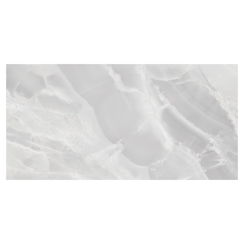 Marmoroptik Fliese Mystica White 60 x 120 cm Poliert