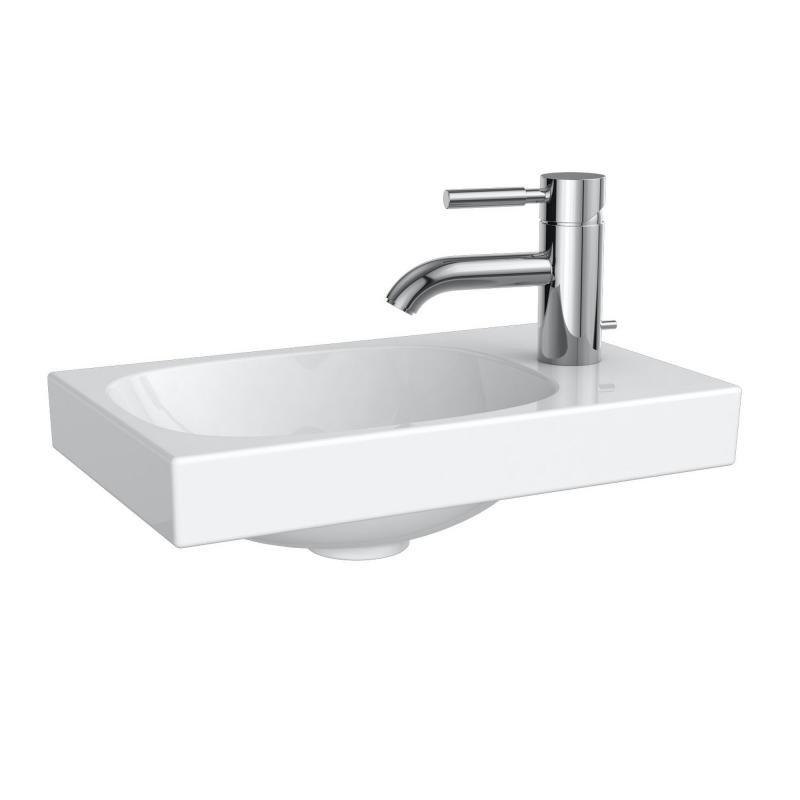 Geberit Acanto Handwaschbecken Hahnloch rechts 40 x 25 cm