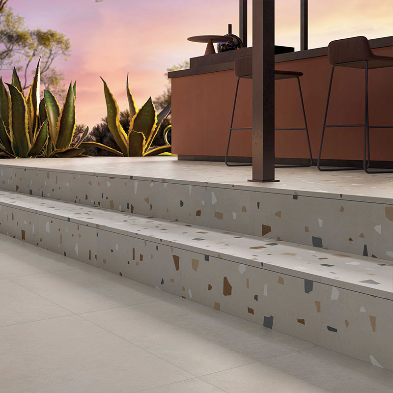 Italgraniti Nuances Tortora Coccio Terrassenplatte 80 x 80 cm