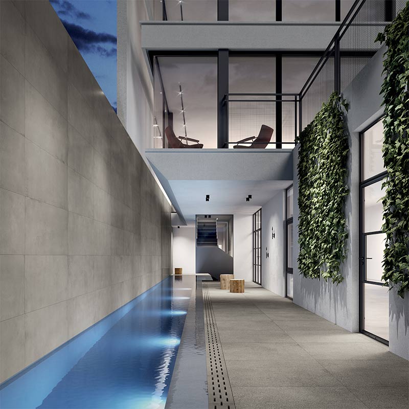 Cercom Infinity Concrete WAX 60 x 120 cm Bodenfliese