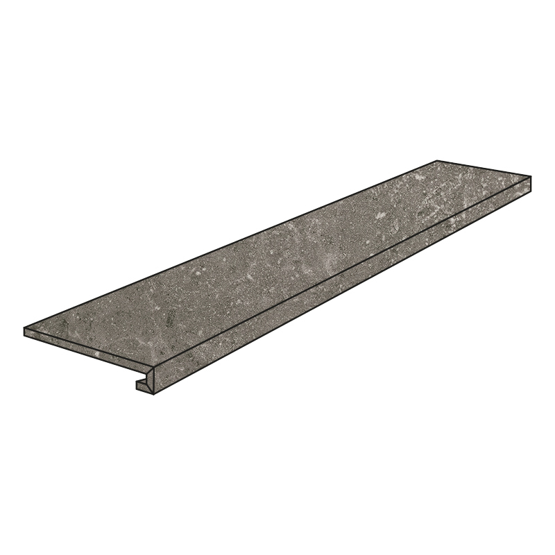 Serenissima Concreta Antracite Square 30 x 120 x 3,3 cm Stufenplatte