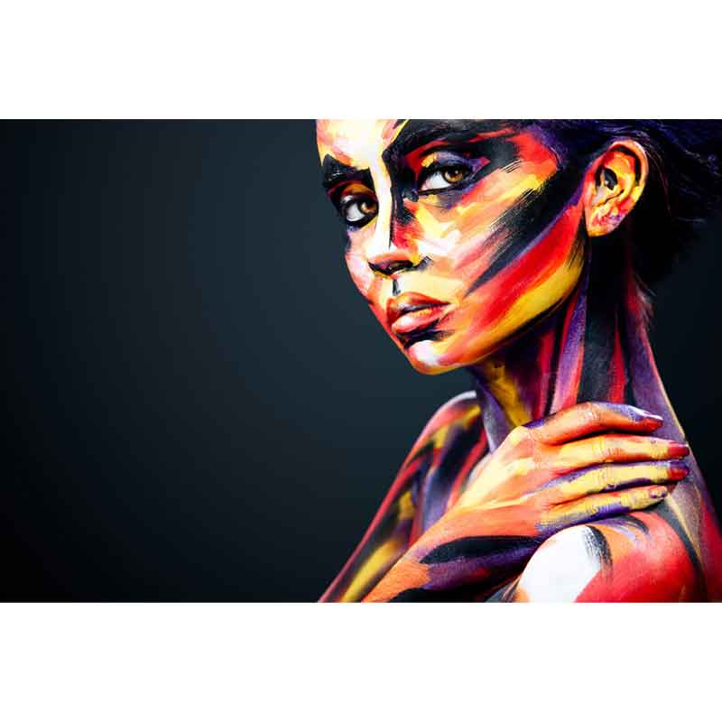 HSK RenoDeco Fotodruck Duschrückwand Bodypaint 41