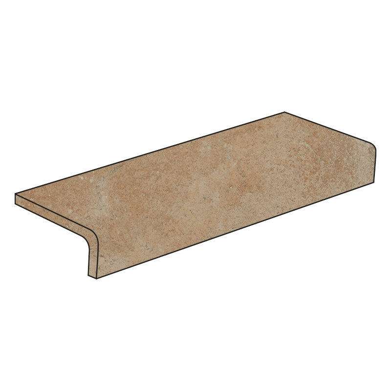 Cotto-Optik Winkel Stufe Italica Terra Dolce 10 x 40 x 4 cm